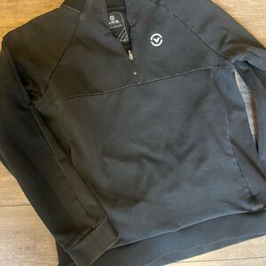Virus Black Zip Pullover